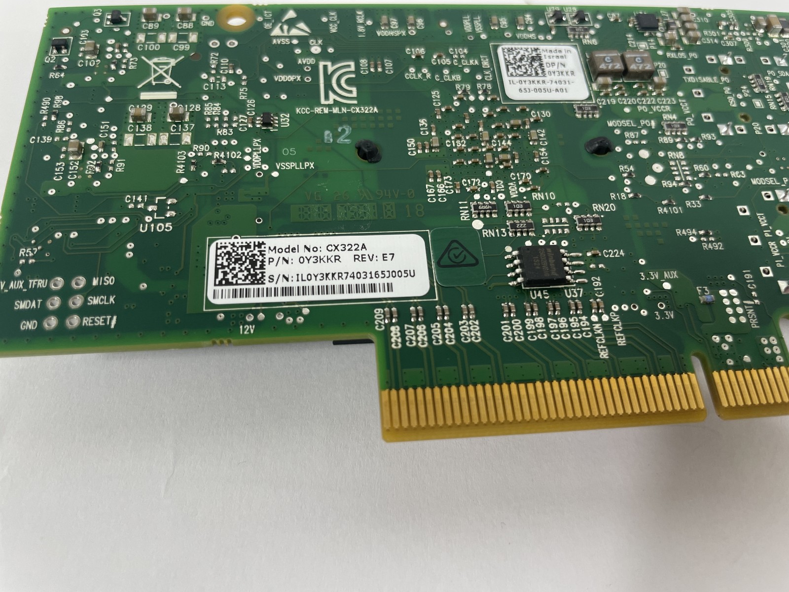 Dell Mellanox CX322A Connectx-3 2-Port 10Gbps PCI-E Network Adapter 0Y3KKR