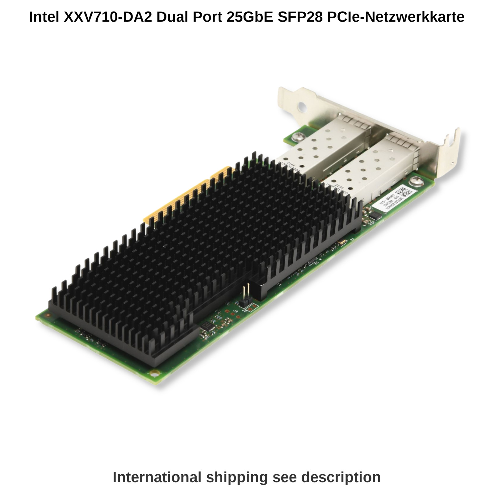 Intel XXV710-DA2 Dual Port 25GbE SFP28 00M95 PCIe Network Card