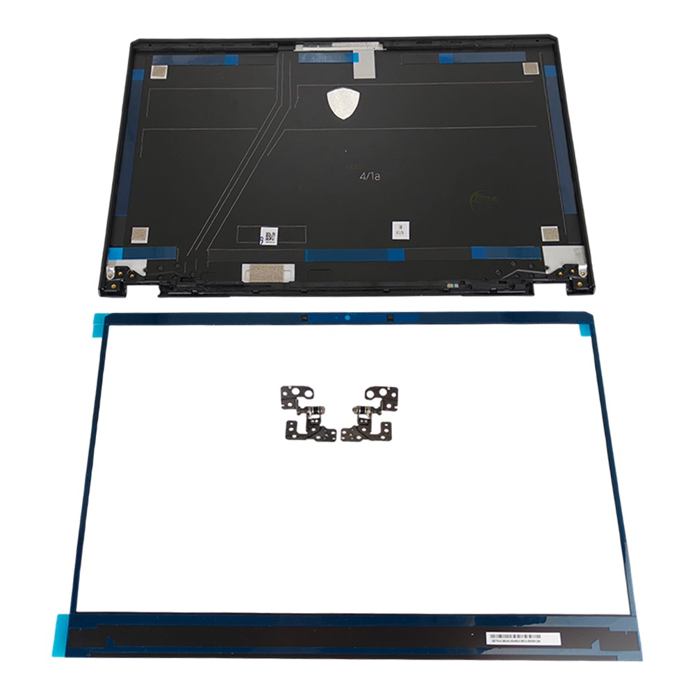 For MSI GE66 Vector GP66 MS-1541 MS-1542 1543 Top Back Cover+ Bezel Hinges Black