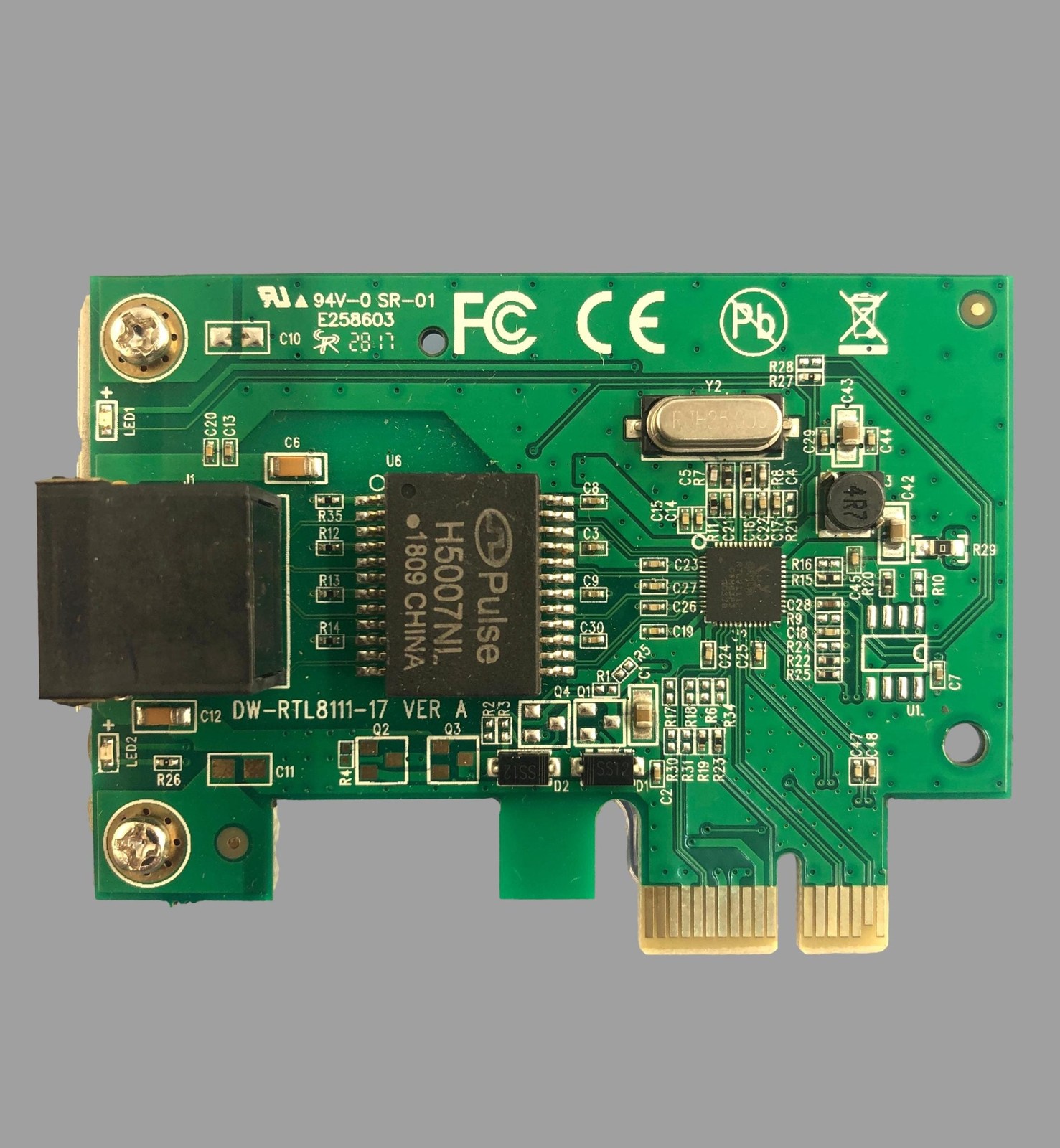 New PCIe Gigabit Network Adapter RTL8111 100/1000Mbps