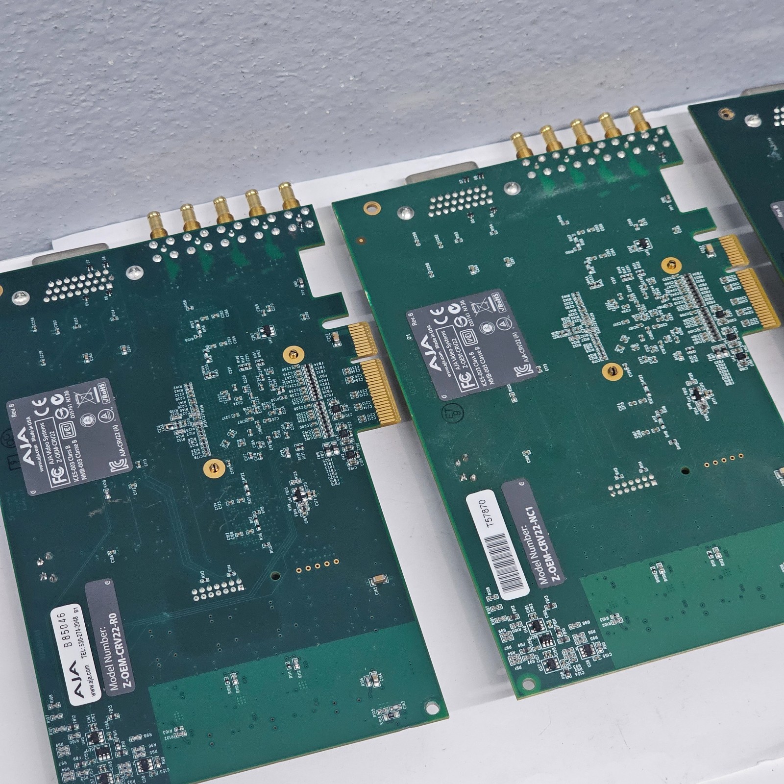 AJA Video Z-OEM-CRV22 102930-R1 PCIe x4 2 Input Capture Card