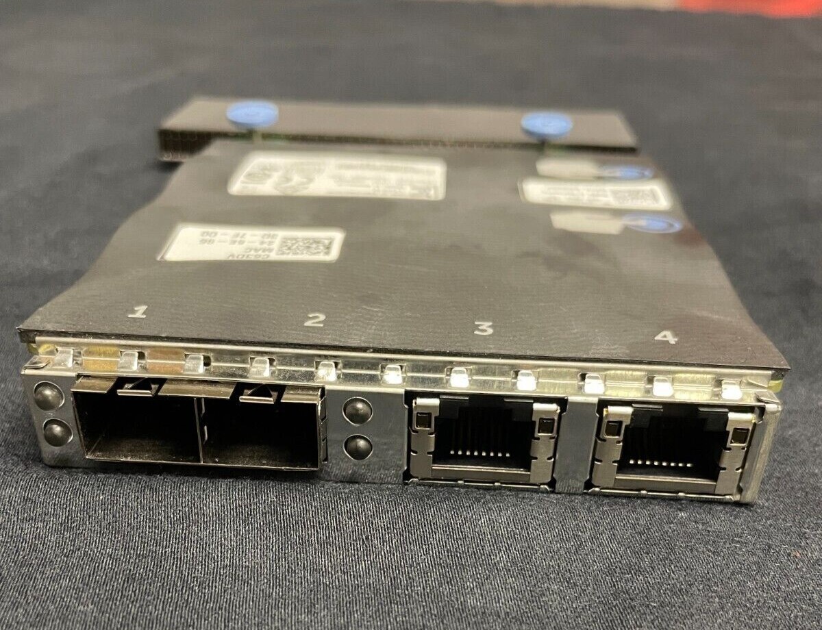 Dell Intel X520 i350 Dual Port 10GbE Base-T and Dual Port 1GbE NIC C63DV