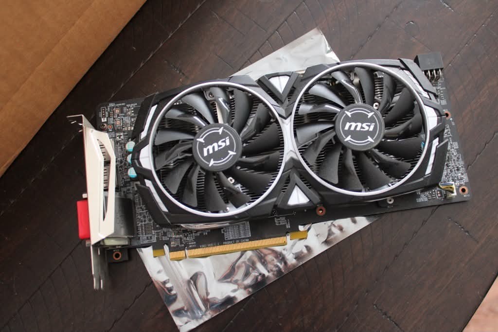 MSI Radeon RX 480 ARMOR OC 4GB GDDR5 Graphics Card – Tested and Working!