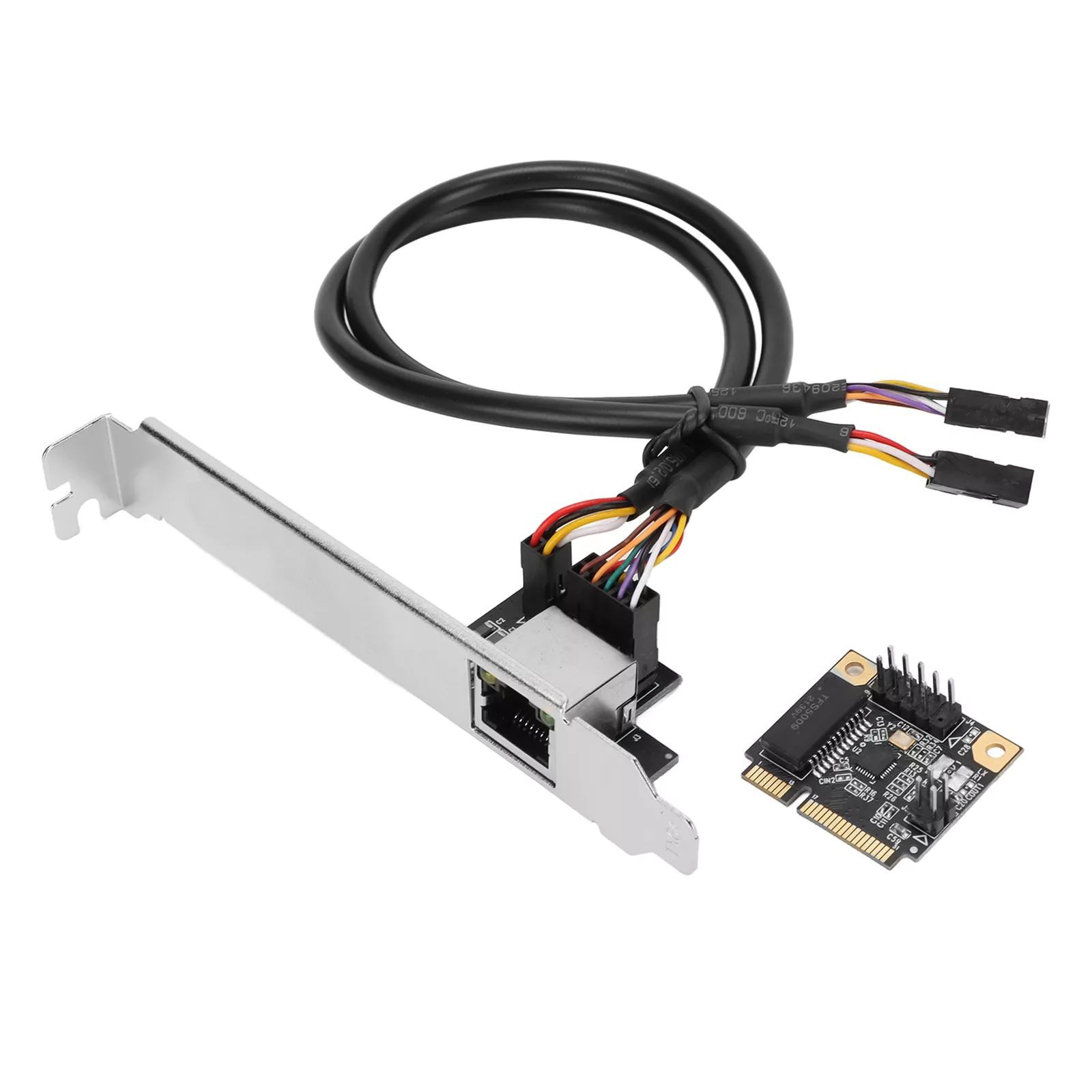 Mini PCI E Gigabit Ethernet Card 10/100/1000Mbps Free Drive RTL8111H RJ 45