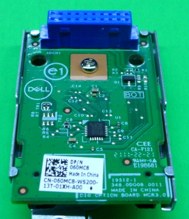 Genuine Dell Inspiron 3880 SD Card Reader Option Board D10 348.0DG08.0011 60MC8