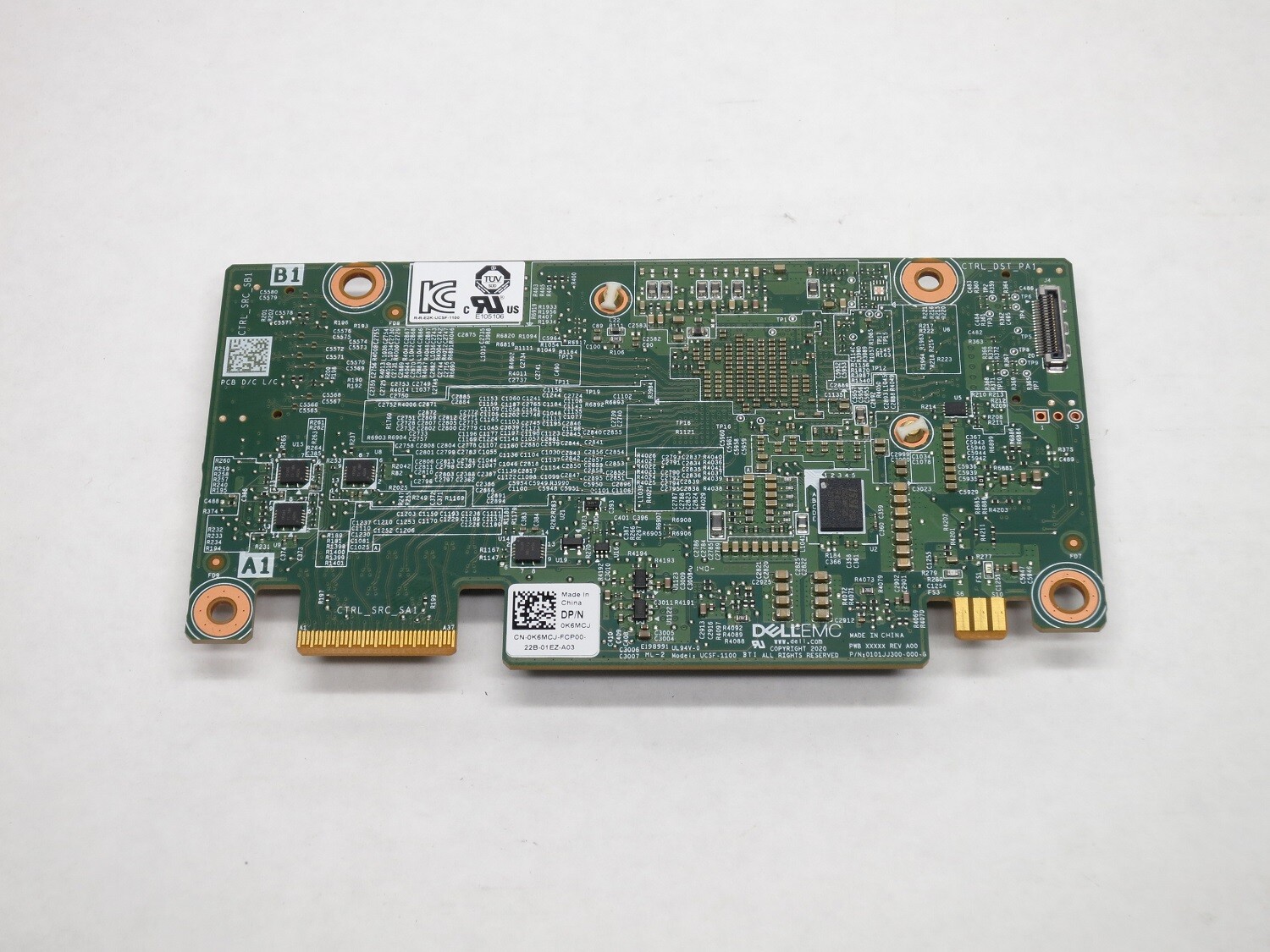 K6MCJ DELL HBA355i SAS 12Gbps SATA 6Gbps 16-PORT 2×8 INTERNAL PCIE G4 FRONT HBA