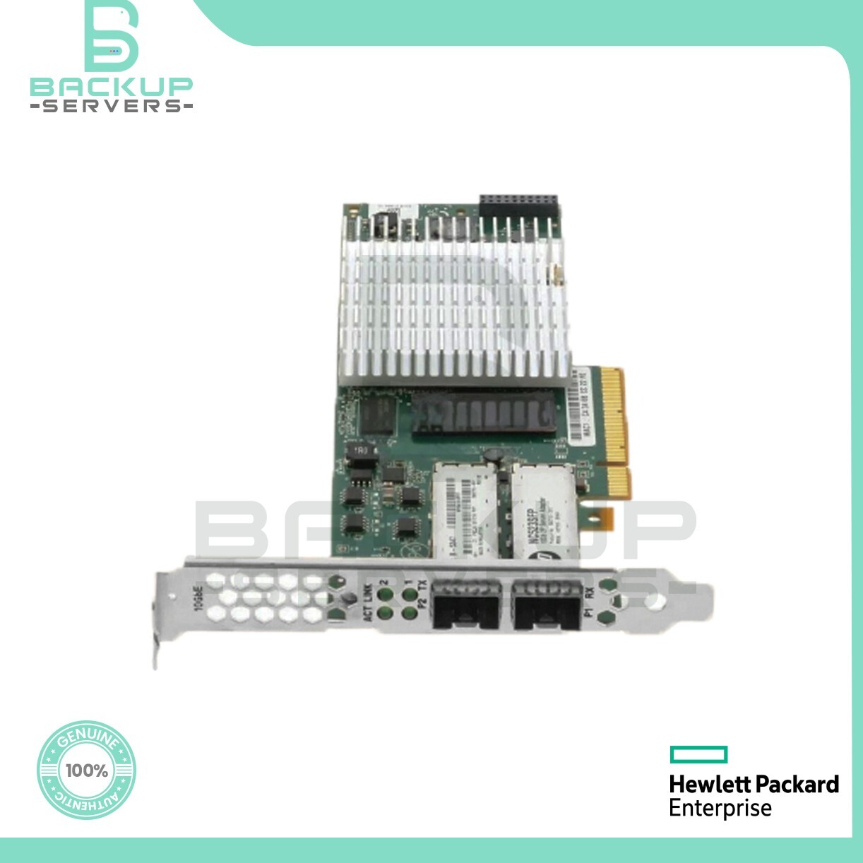 593717-B21 HP NC523SFP 2-Port 10Gbps PCI-e 2.0 SFP Network Adapter 593742-001