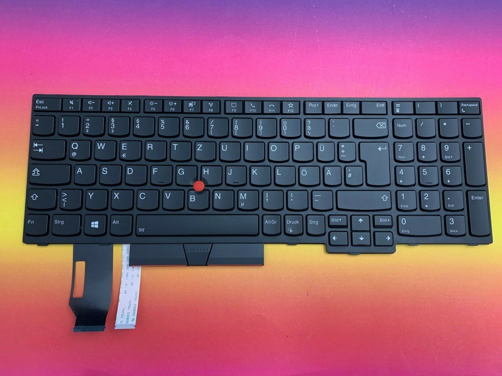 Keyboard DE Lenovo Thinkpad Edge L580 20LW 20LX 20KS P52 P53 P73 Backlit 01YP789