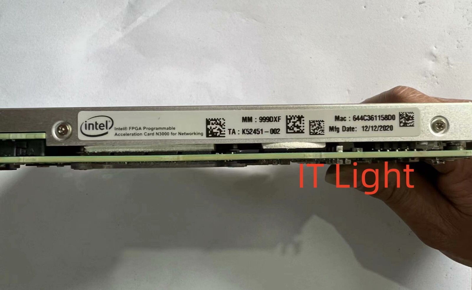 Intel N3000 FPGA Programmable Acceleration Network Card