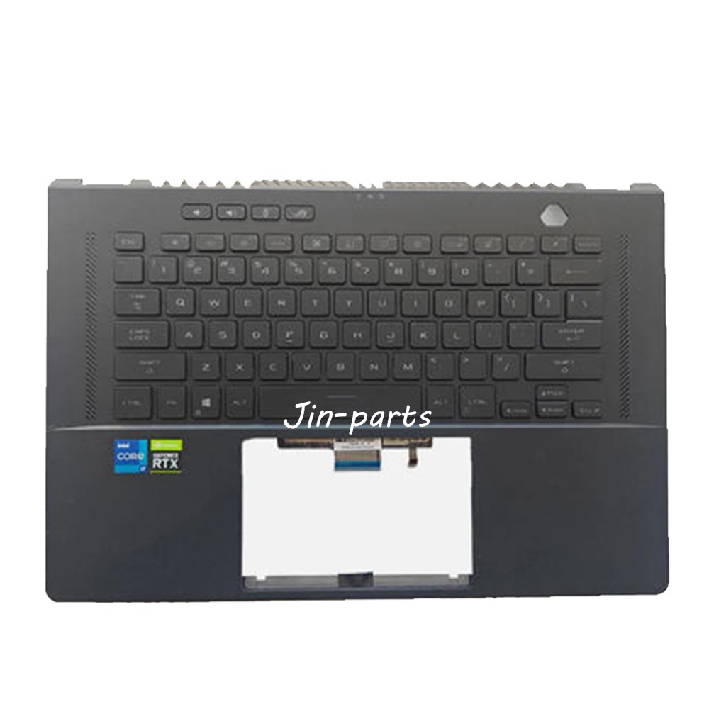 For ASUS ROG Zephyrus GA503Q GU603 Palmrest Backlit US Keyboard Cover Black