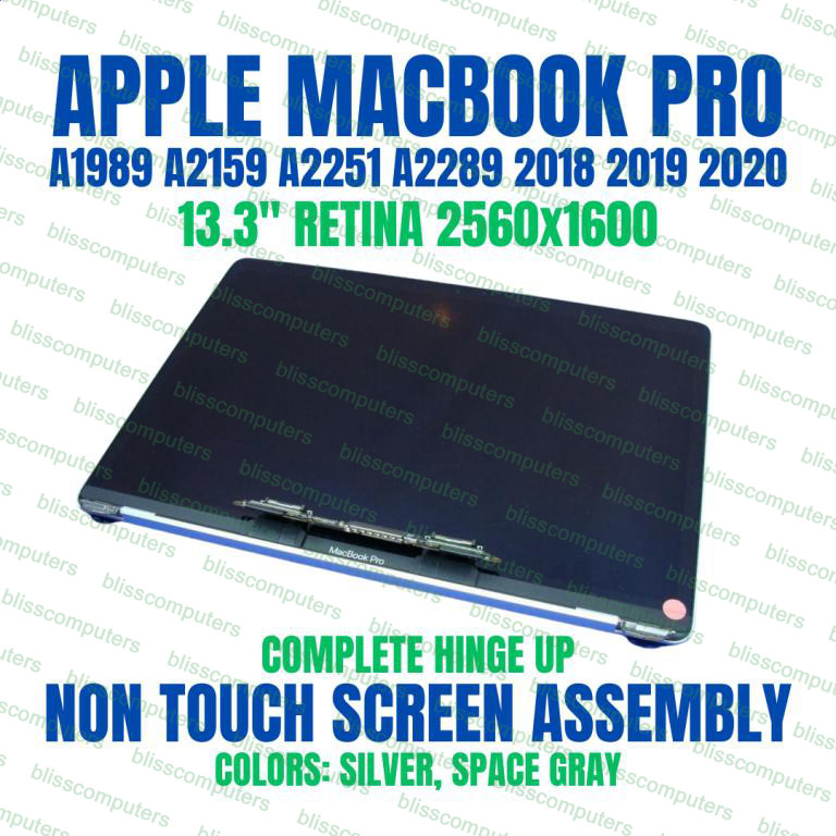 Apple MacBook Pro 13″ 2020 A2289 EMC 3456 LCD RETINA SPACE GRAY 661-15732