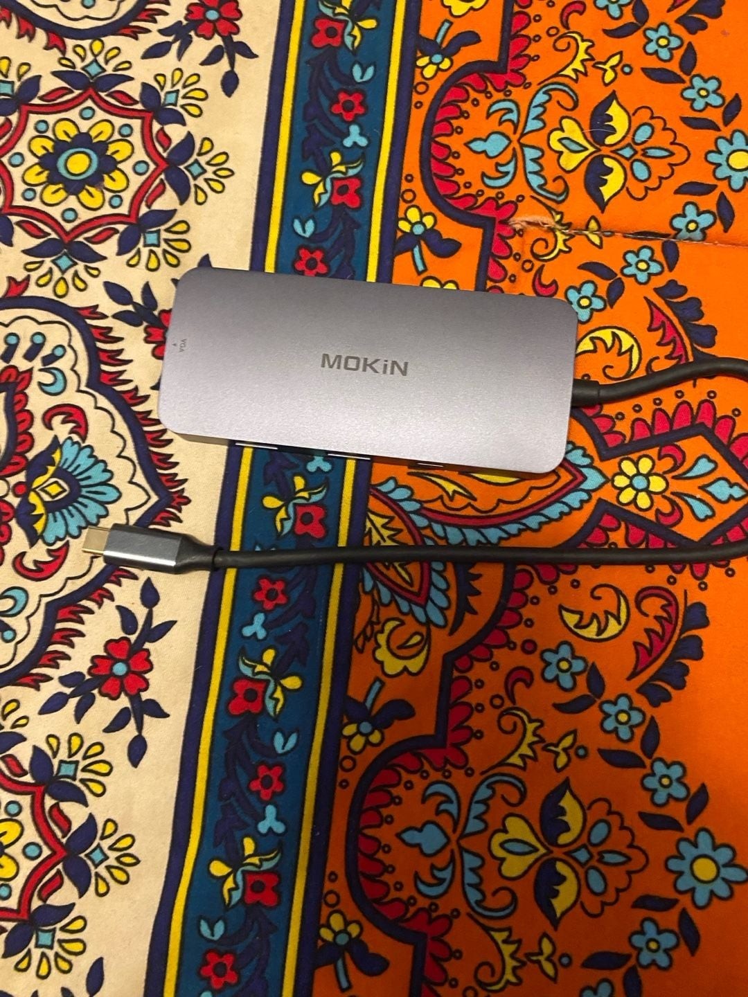 MOKiN MOUC0516 USB-C 7-in-1 Multiport Hub with Dual HDMI, VGA, and USB Ports