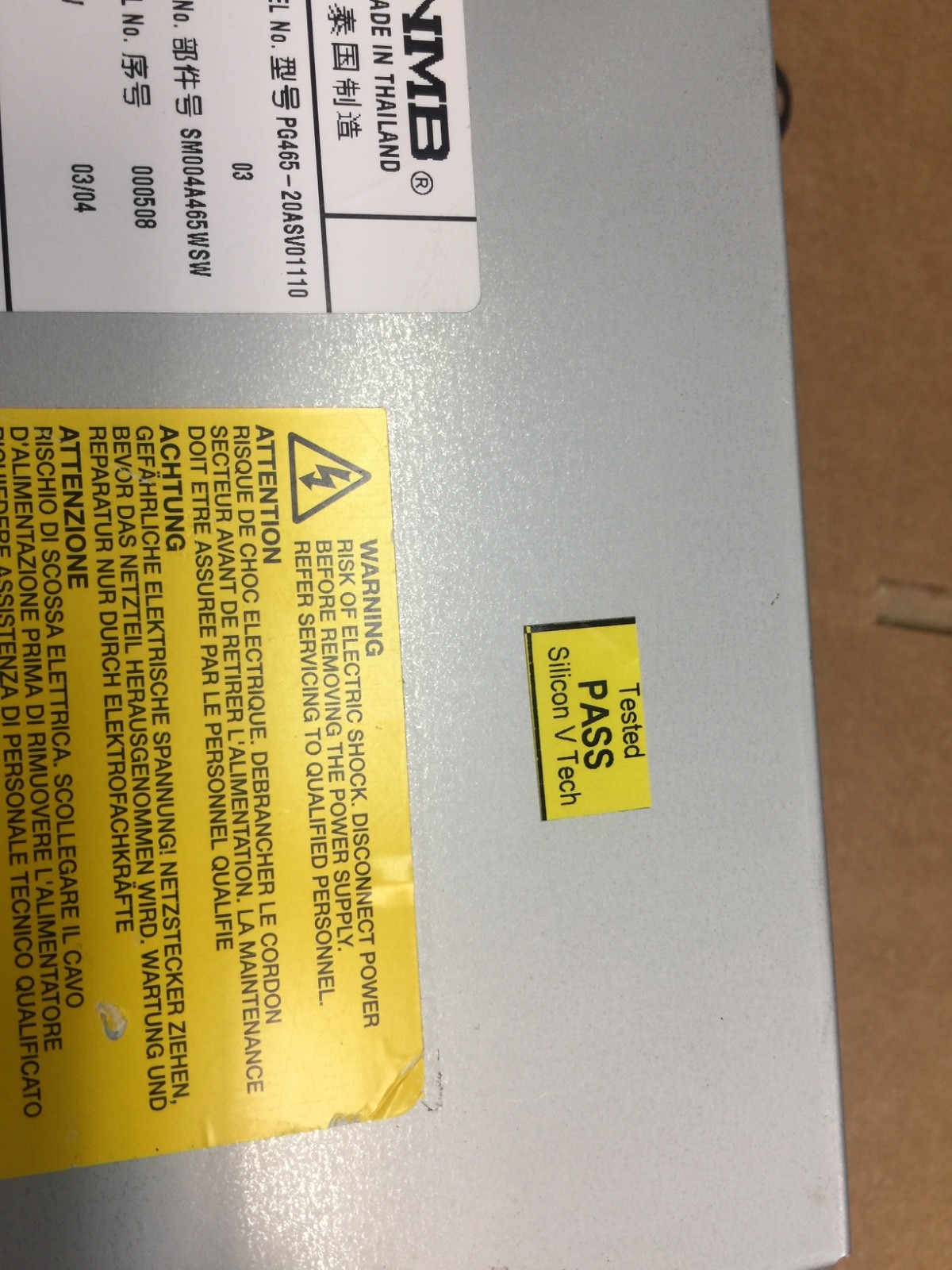 SUN 3001565-01 , 475W Power Supply , Blade 2500-Red , = Test-PASS, W:30d