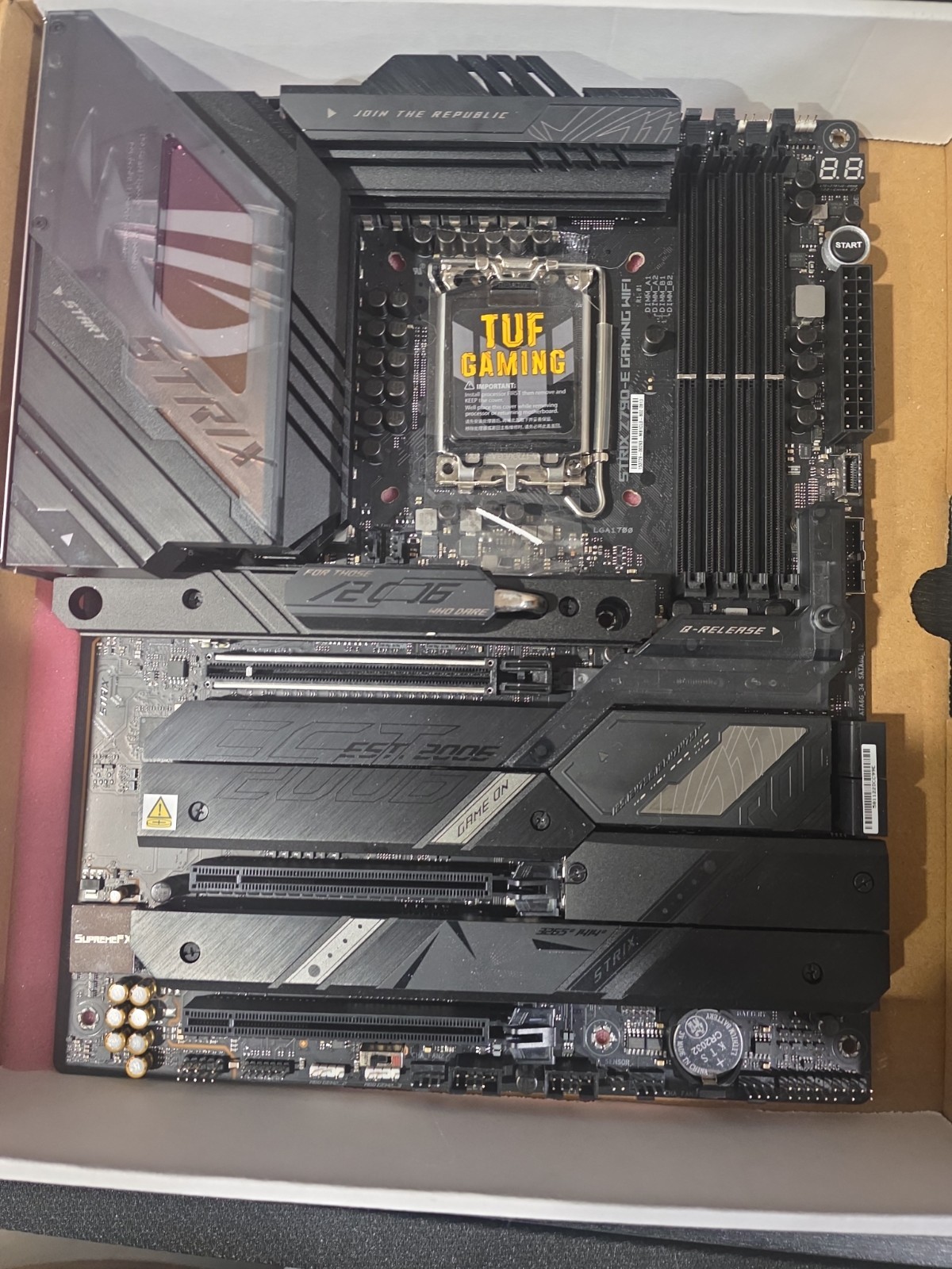 ASUS ROG Strix Z790-E Gaming WiFi LGA 1700 ATX Intel Motherboard