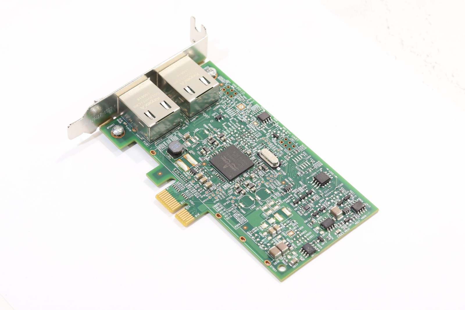 HP 332T Dual-Port Gigabit PCIe x1 L/Profile Network Adapter P/N: 616012-001