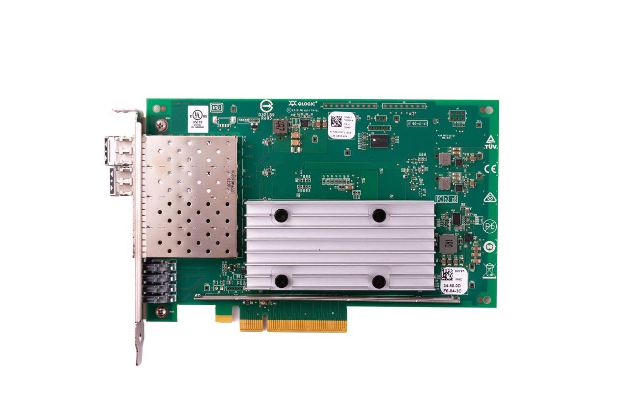 0HY9T DELL QLOGIC QL41164 QUAD PORT 10G SFP+ NETWORK ADAPTER QL41164HFCU-DE