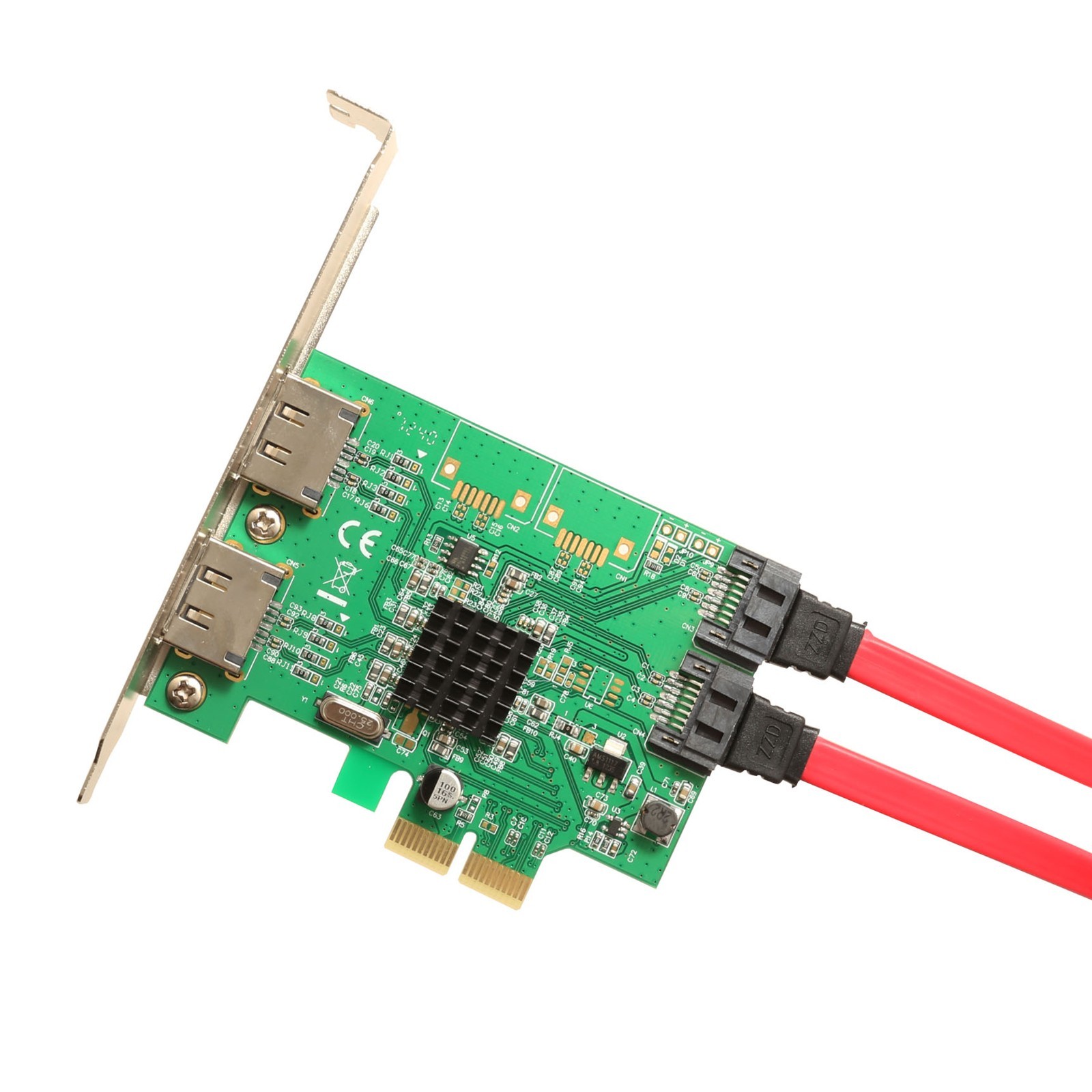 Open Box 2 Port SATA III and 2 Port eSATA RAID PCI-e 2.0 x2 Card