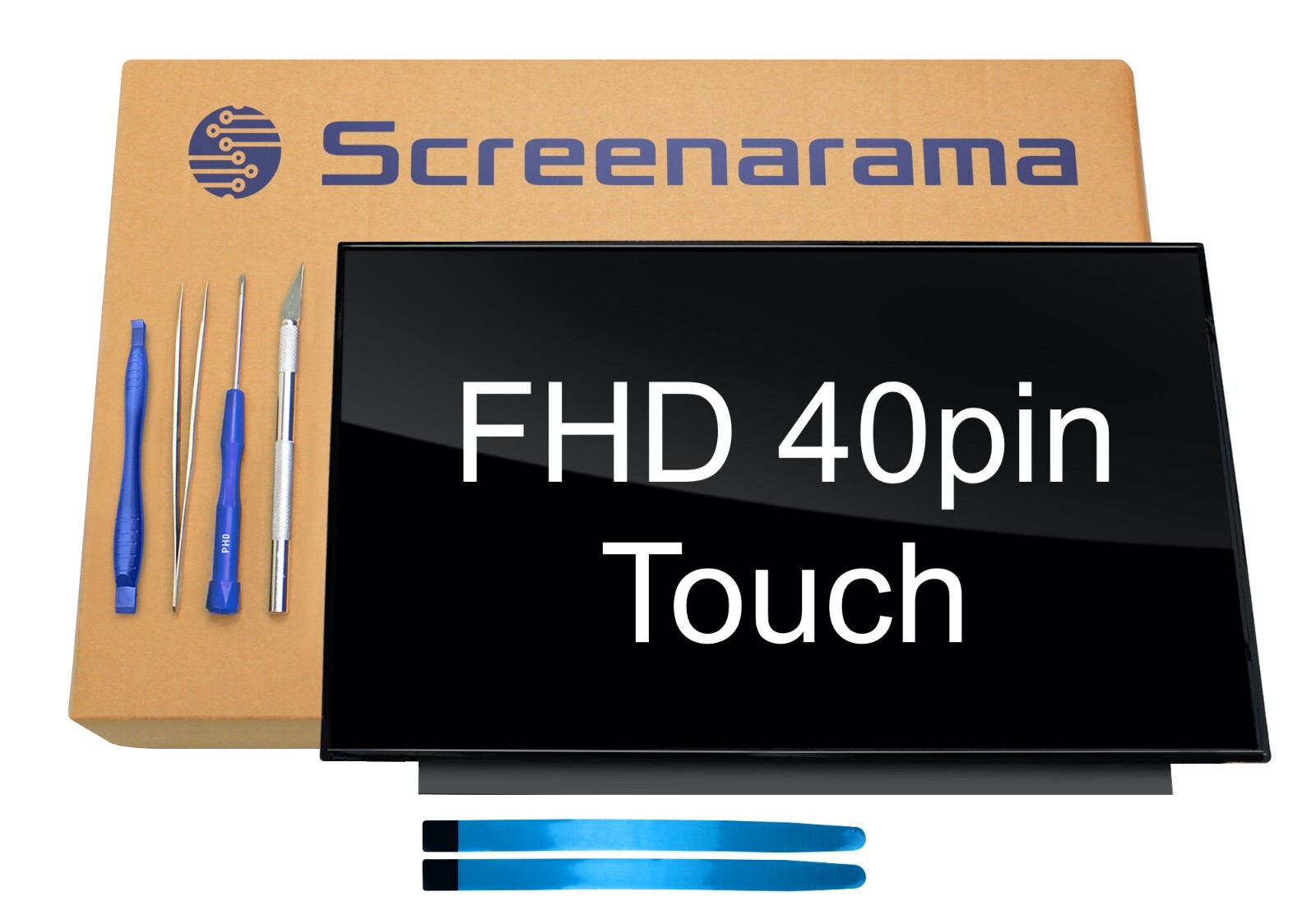 BOE NV156FHM-T0E HW:V8.0 40pin FHD LED LCD Touch Screen SCREENARAMA * FAST