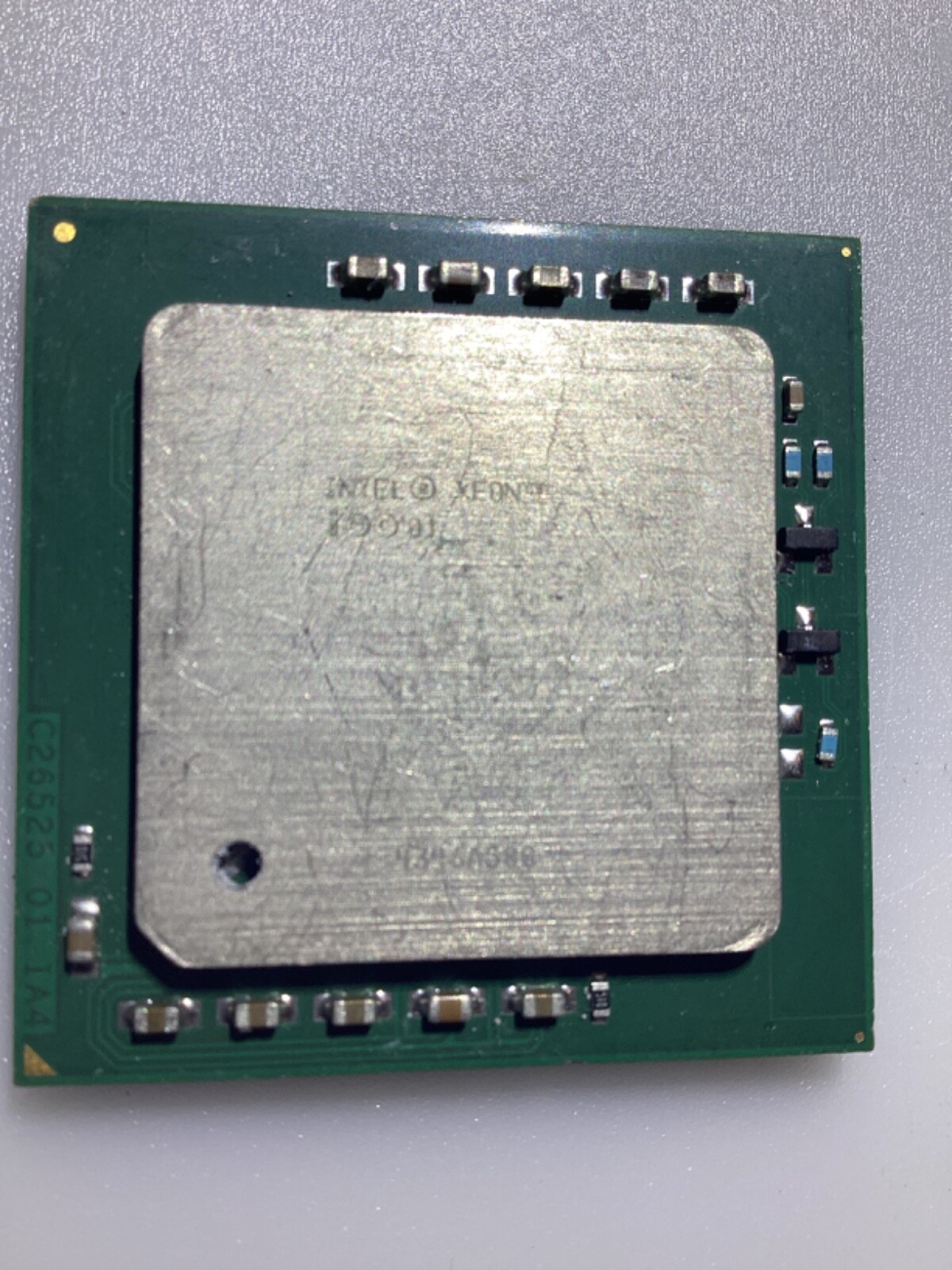 LOT OF NINE ASSORTED CPU PROCESSOR CHIPS INTEL, AMD, PREOWNED, CONDITION UNKNOWN