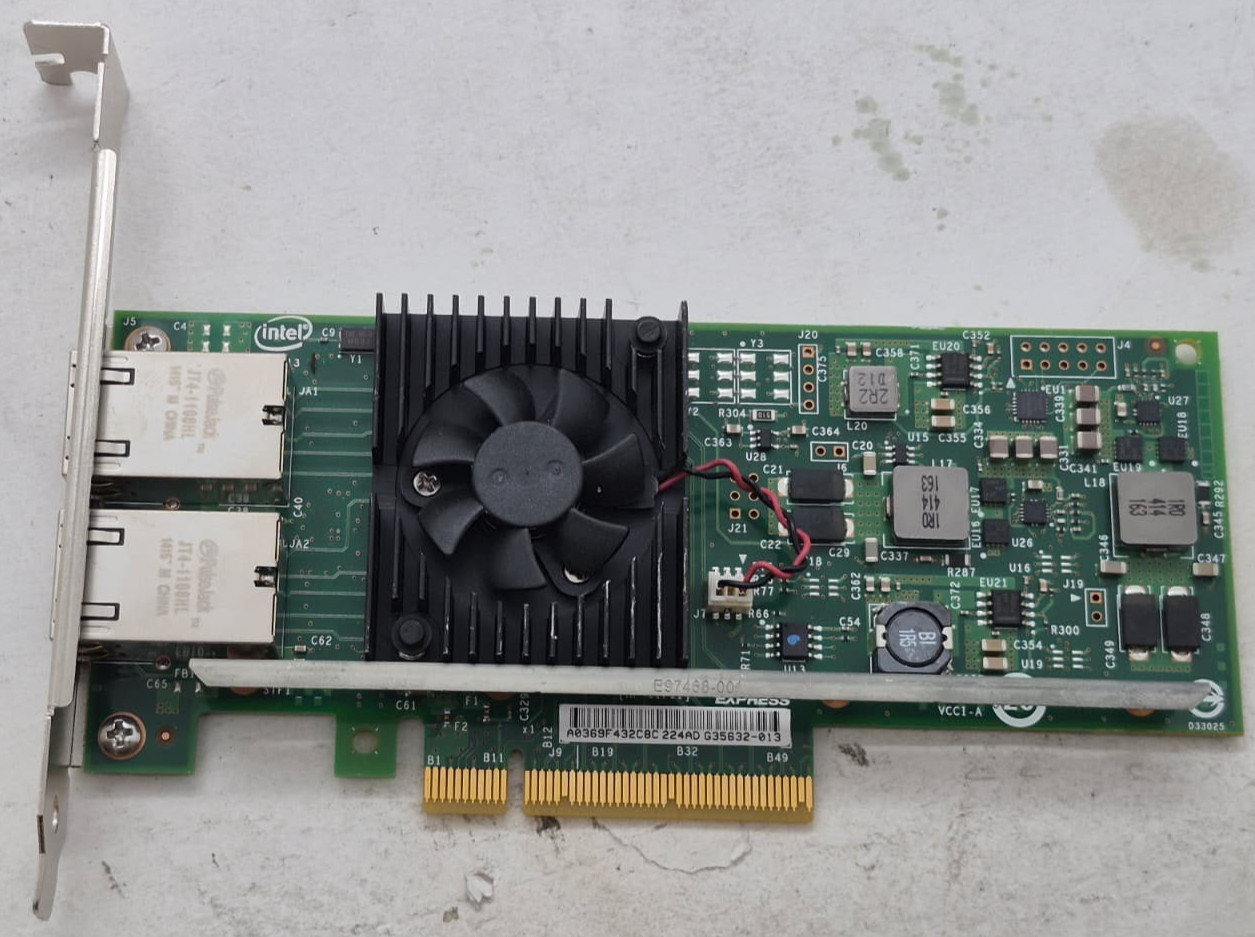 Intel Dell 0K7H46 Dual Port Network Ethernet Adapter W/ High Profile Bracket