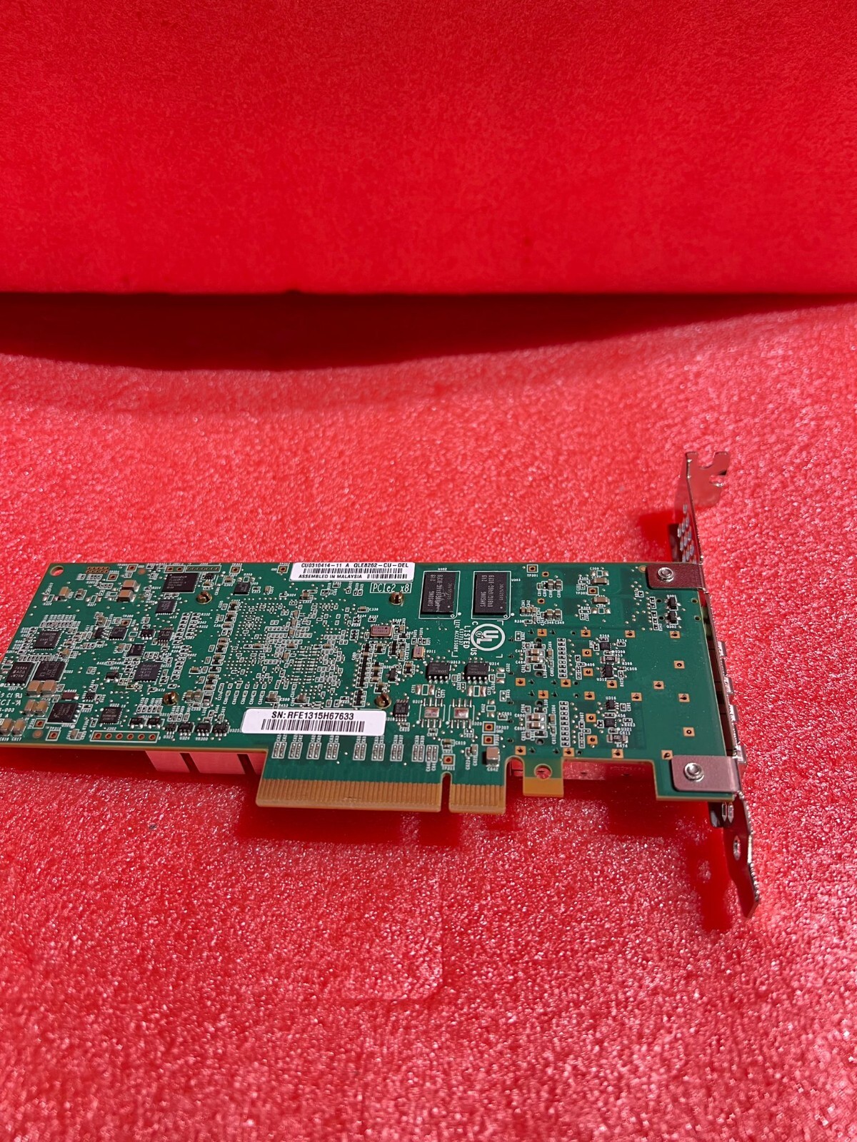 Dell QLOGIC QLE8262 10GBE SFP+ 2Ports HBA Network Adapter 0P11VC High Profile