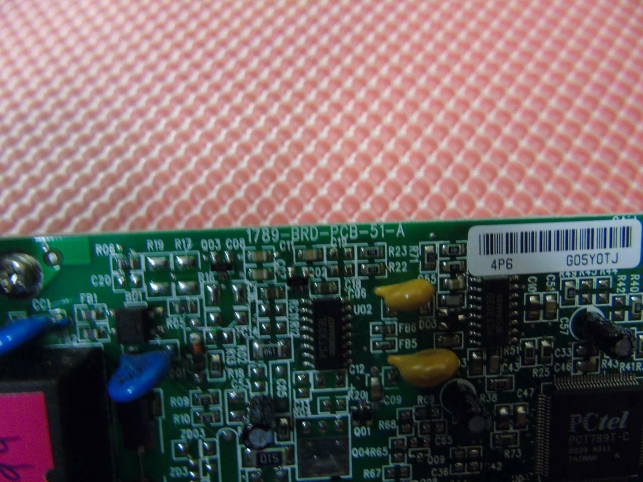 Compaq Presario 7594 Desktop PC PCI FAX Modem 174047-001, 1789-BRD-PCB-51-A