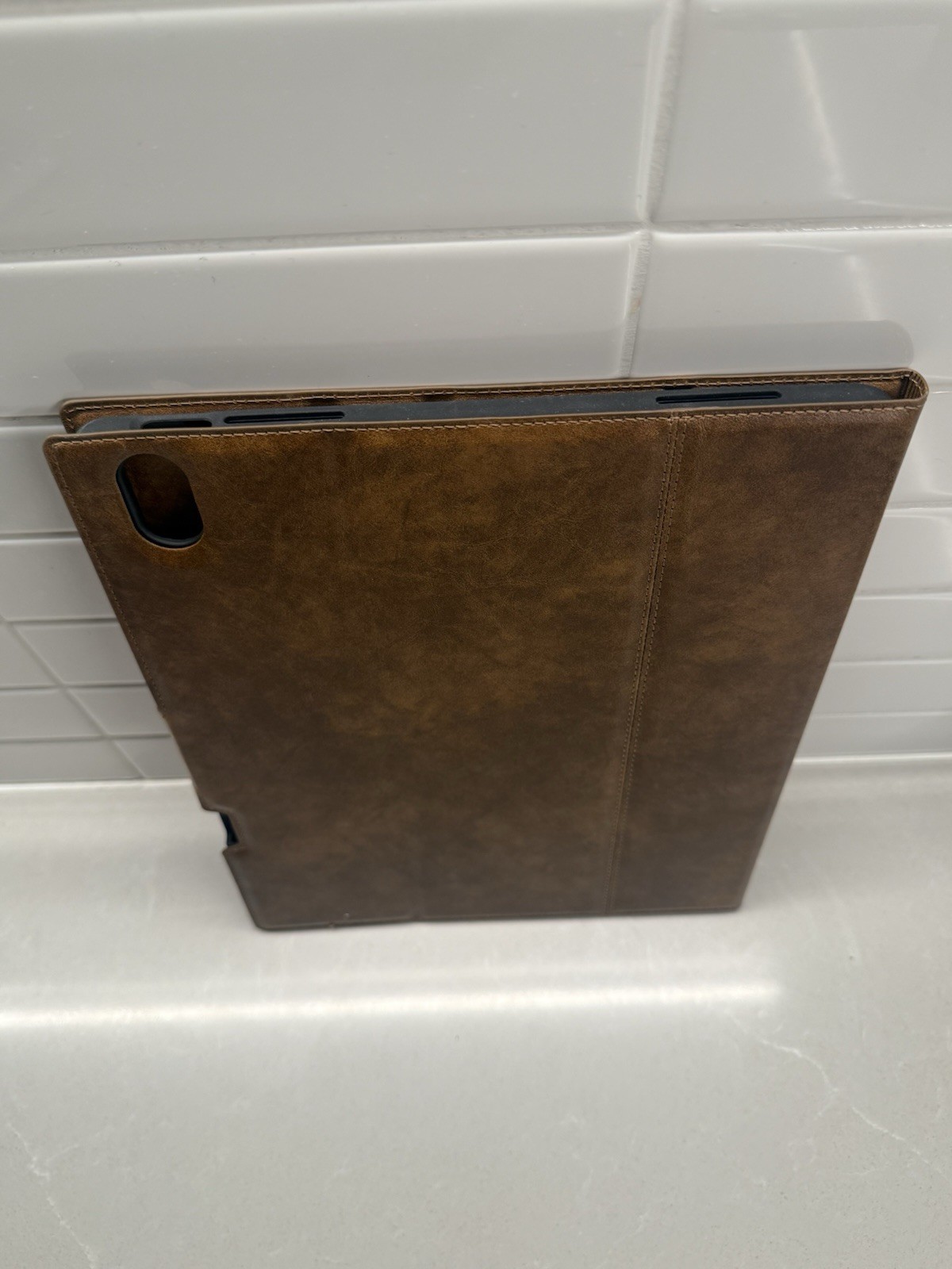 Antbox Case for iPad Pro 13 Inch M5 2025/M4 2024, Built-in Pencil Brown