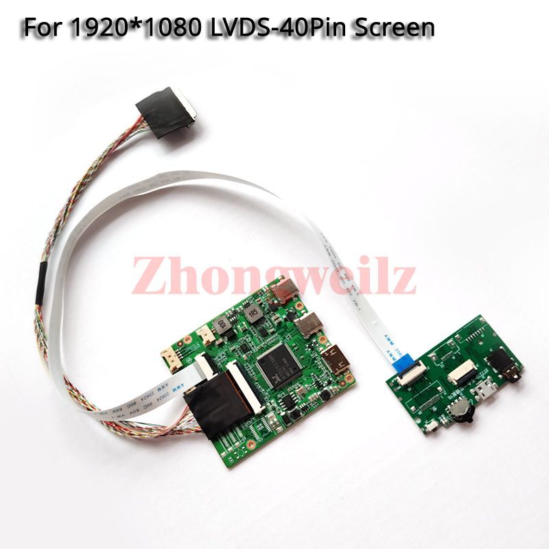 For LP156WF4-SLB1/SLBA USB-C Mini HDMI 1920×1080 40Pin LVDS Controller Board Kit