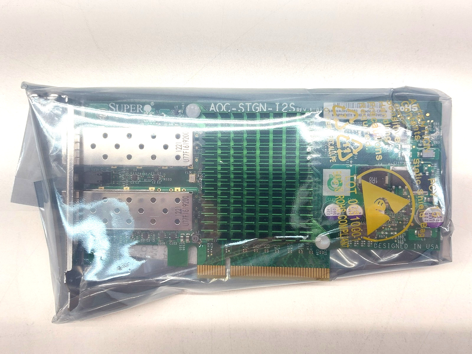 Netgear RN12T2SFP-100WWS AOC-STGN-I2S Dual Port 10GbE SFP+ Network Adapter