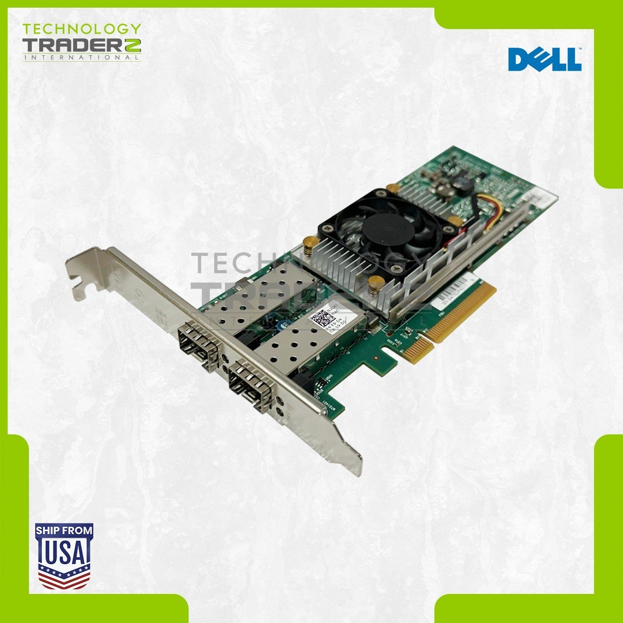 N20KJ Dell Broadcom 57810 2 Port 10Gbps PCI-E Converged Network Adapter 0N20KJ