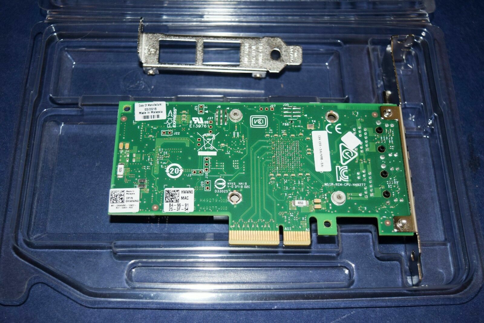 DELL X550-T2 Intel 10Gb 2P Ethernet Converged Network Adapter