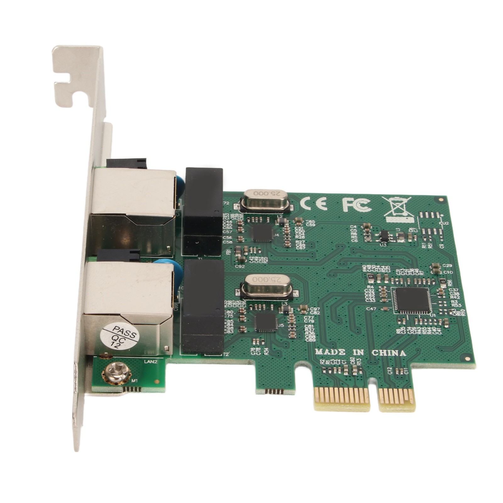 Dual Port PCIe Network Card RJ45 Port RTL8111H Chip Ethernet Network Card G HTGT