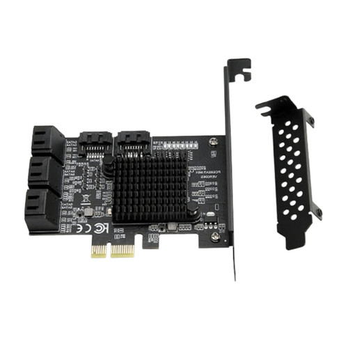 8-Port SATA 3.0 PCI Express Expansion Card PCI-E Controller 6G Adapter for HDDWc