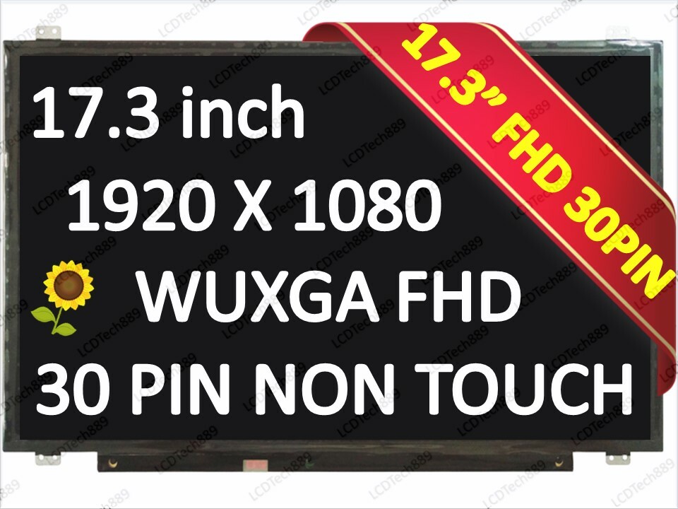 17.3″ FHD Non-Touch LCD LED Screen Replacement for HP L22564-001