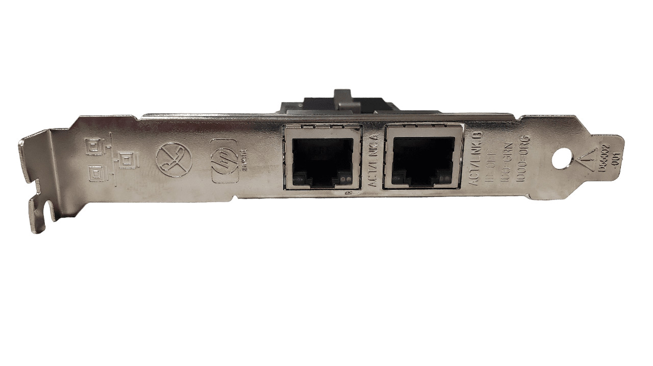 HP NC360T Dual Port 1GB Network Adapter 412646-001 Full Height Bracket