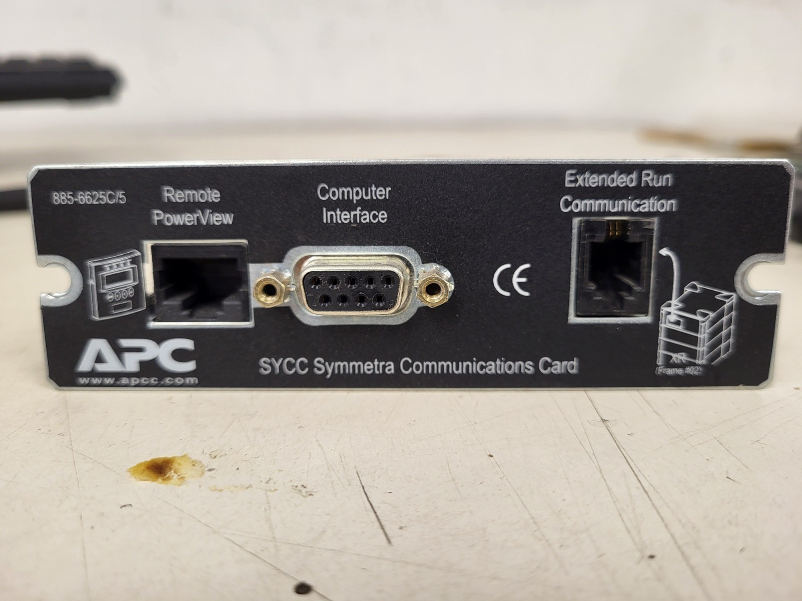 APC SYCC Symmetra Communications Card 885-6625C/5 used