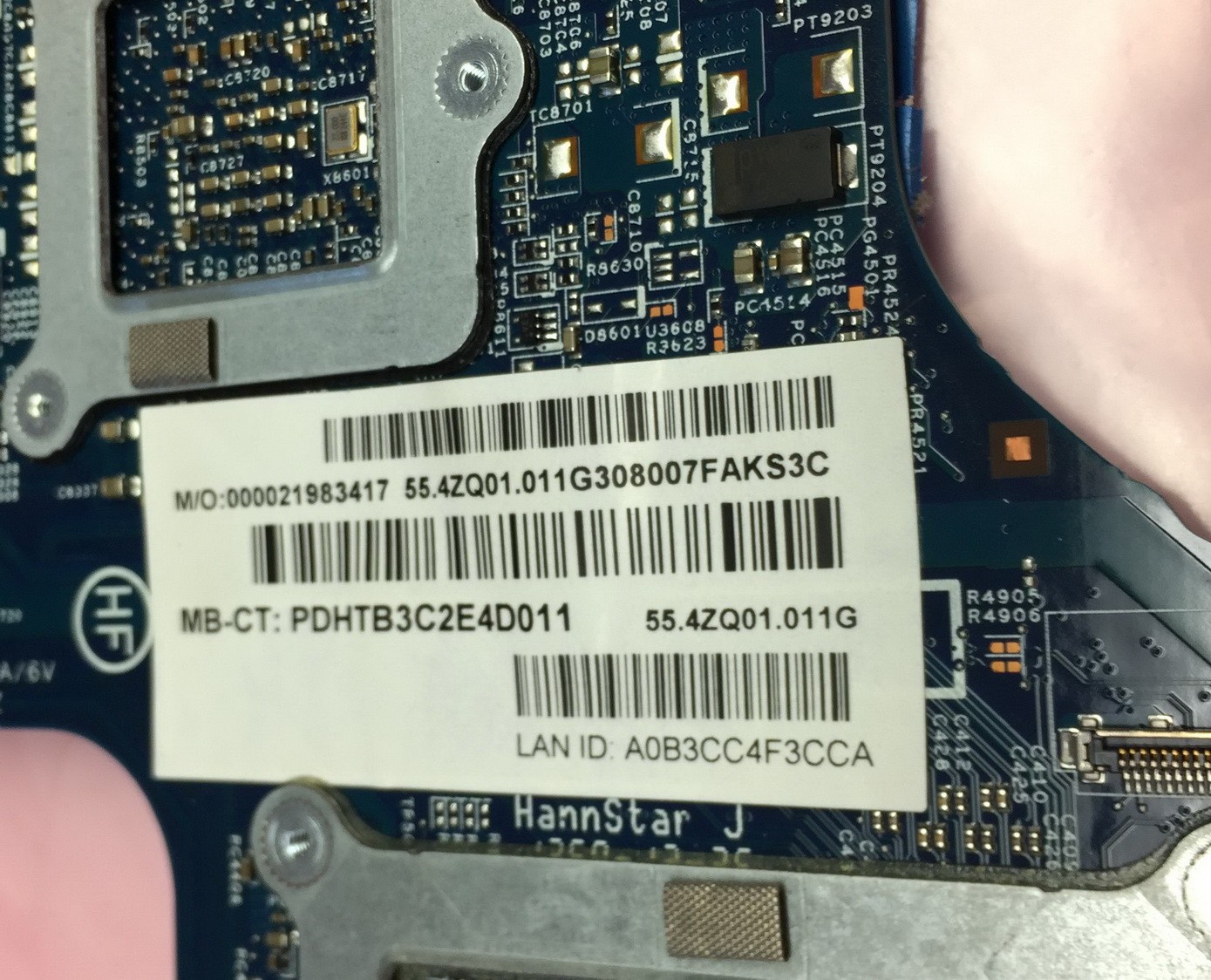 Genuine HP ENVY dv7-7000 17.3″ Intel Laptop Motherboard GT635M 55.4ZQ01.011