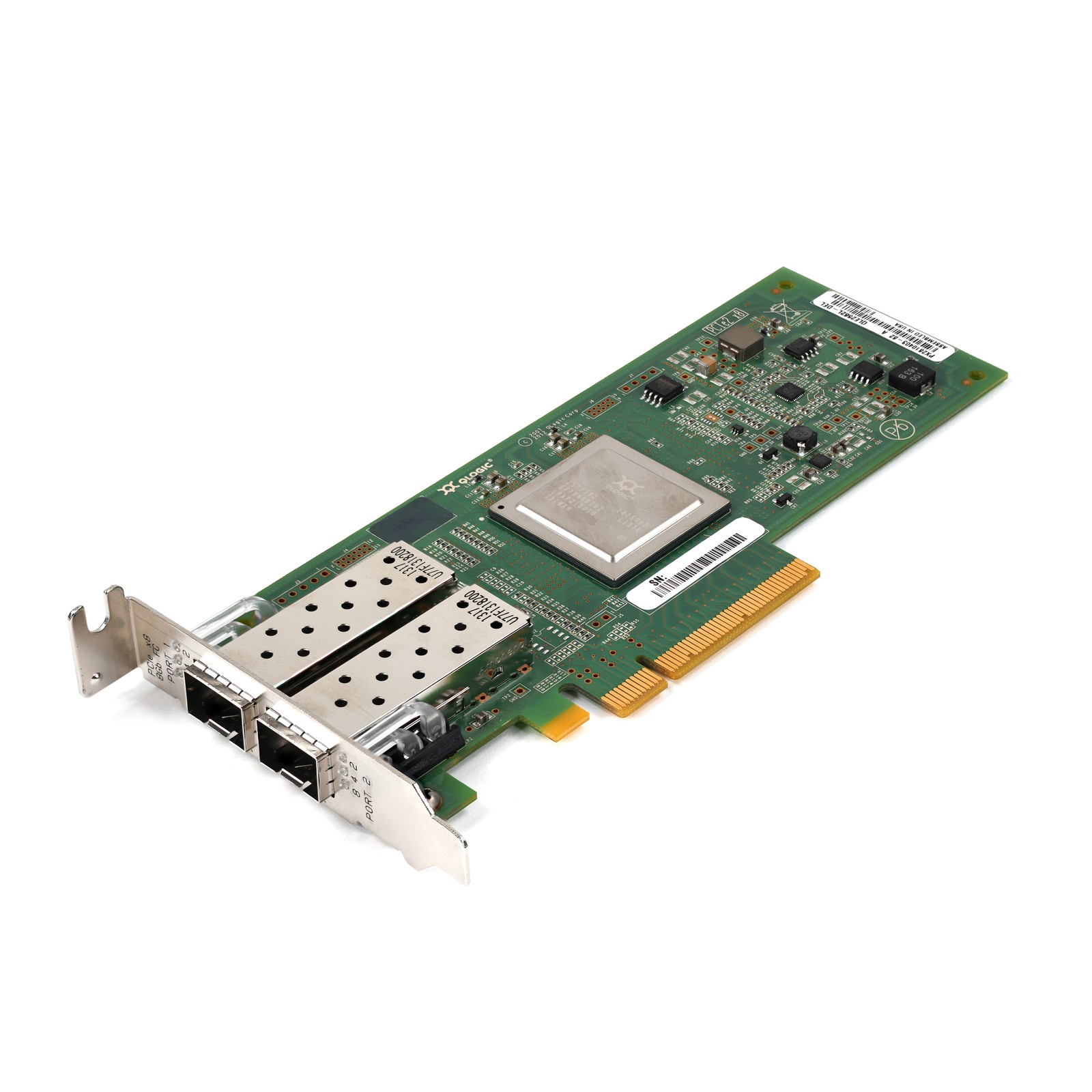 Dell 0RW9KF Qlogic QLE2562 Dual-Port 8GB FC PCIe 2.0 x8 NIC Half Height Bracket