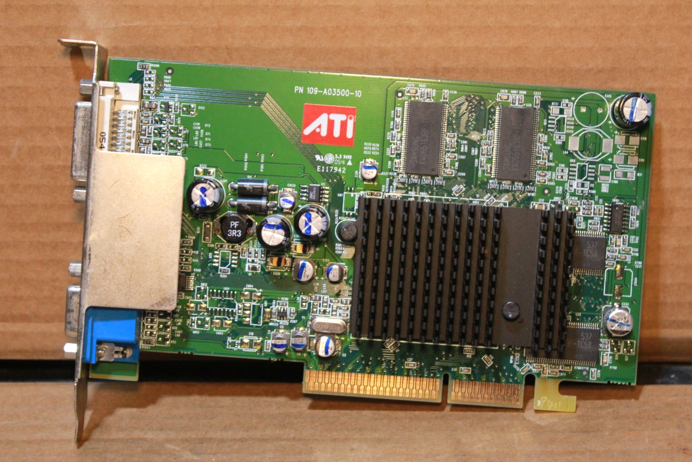 ATI Radeon 9550 256MB 128-bit DDR AGP 8x/4x Video Card VGA DVI 109-A03500-10