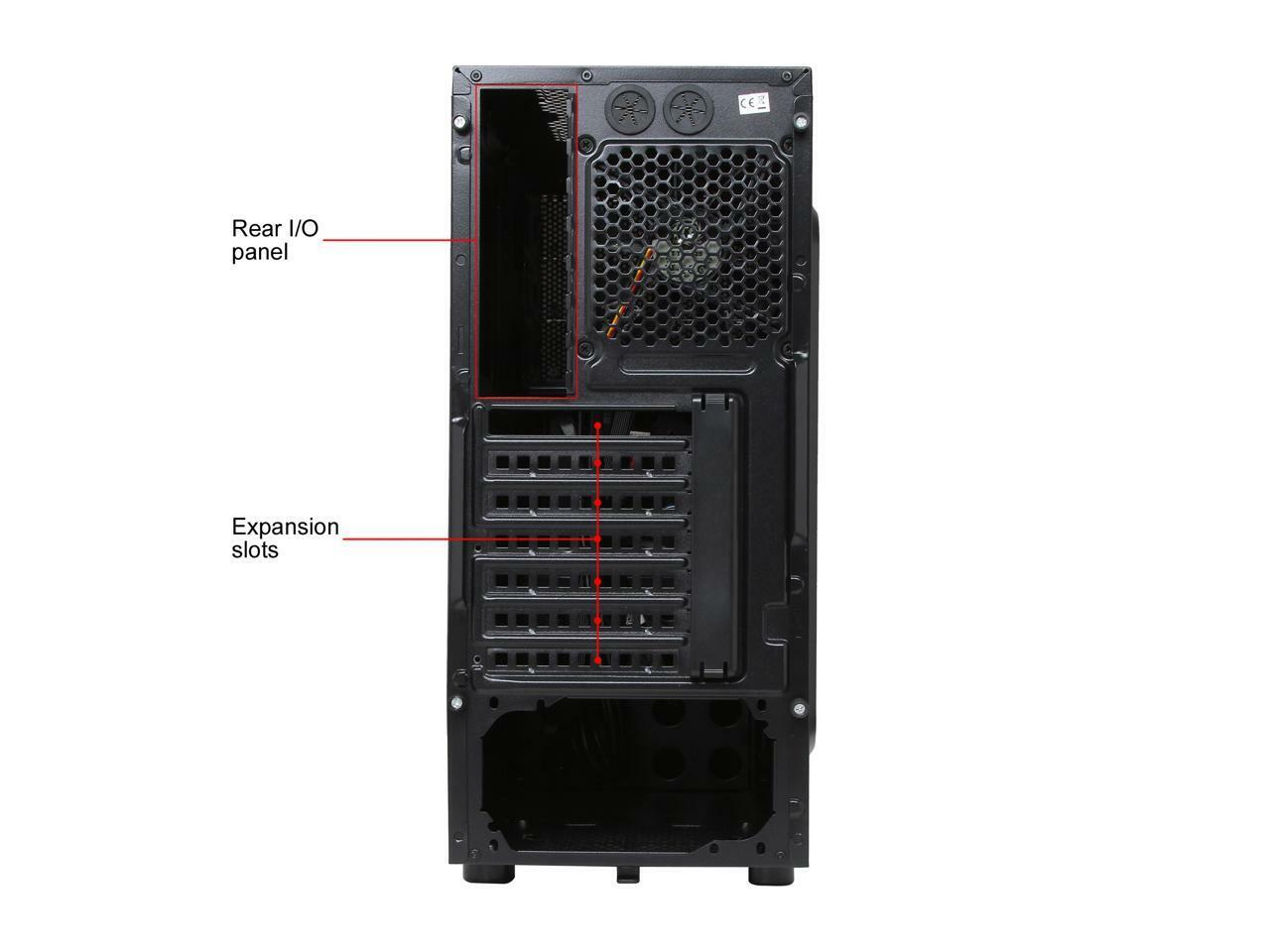Thermaltake Versa H21 Mid Tower Computer Case with USB 3.0 and All-Black Interio