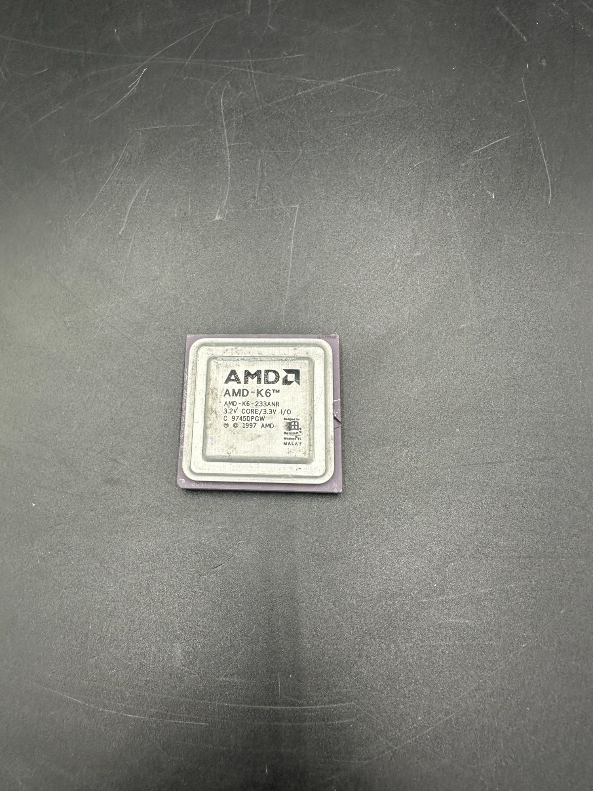 AMD K6 233MHz CPU Processor AMD-K6-233ANR Socket 7 Vintage PGA 1997