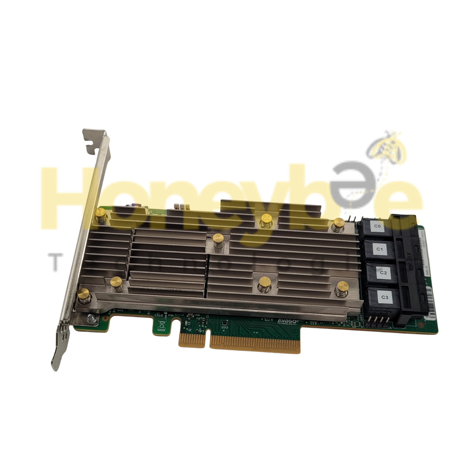 DELL BROADCOM 9460-16i QUAD PORT MINI SAS PCIe RAID CONTROLLER FH BRACKET 42PDX