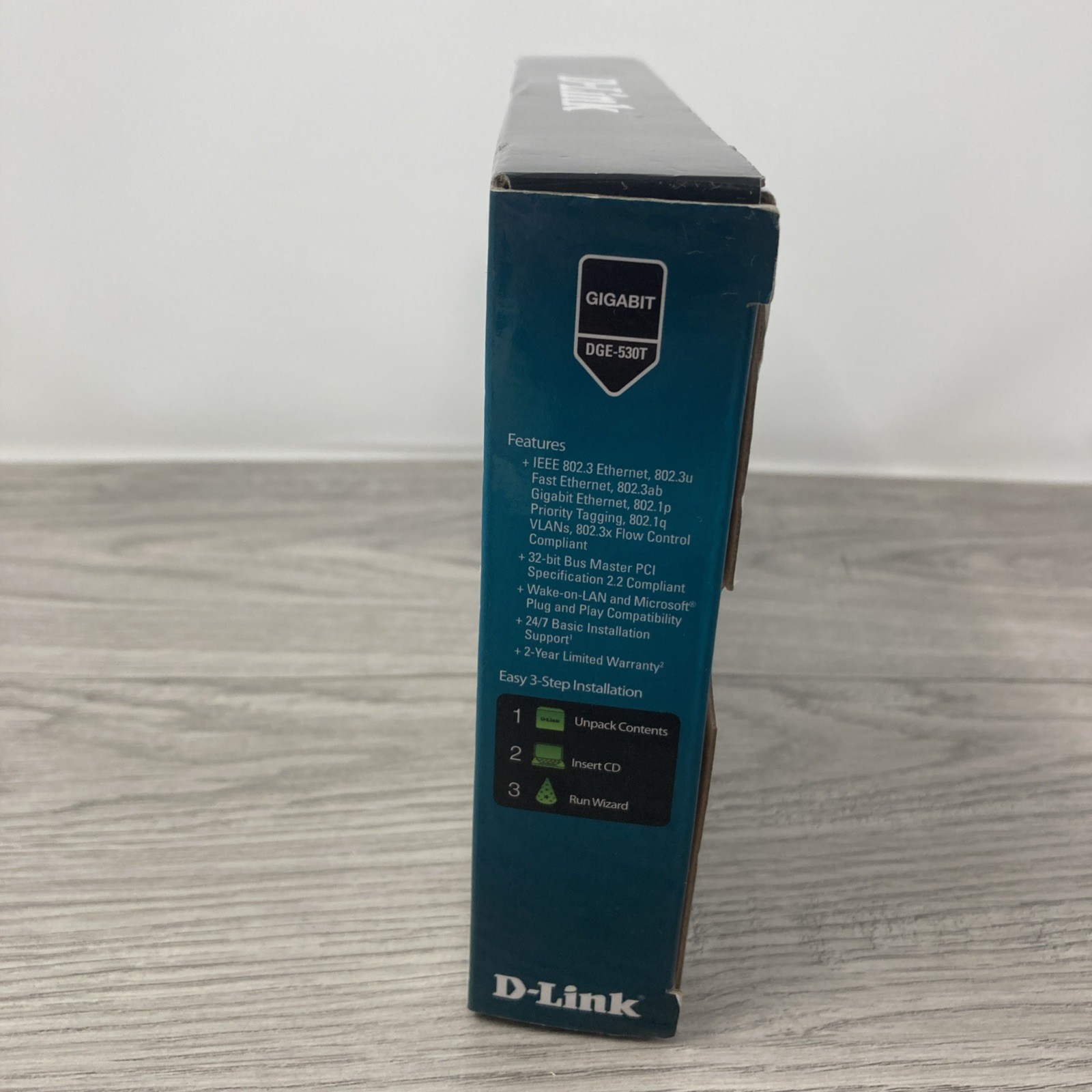 D‑Link DGE‑530T Gigabit Desktop PCI Network Card – Model DGE‑530T – UPC 90069251