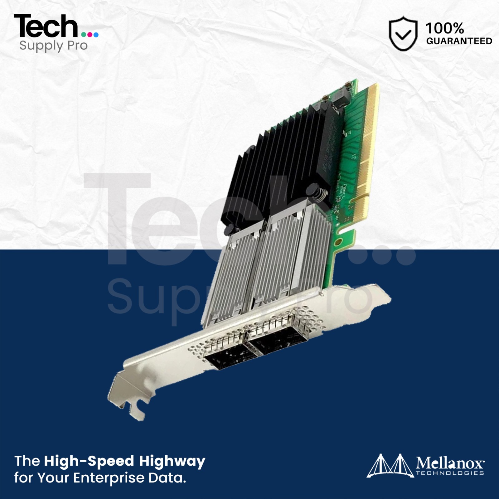 MCX556A-ECAT Mellanox ConnectX-5 Dual-Port 100GB/s QSFP28 Adapter Card