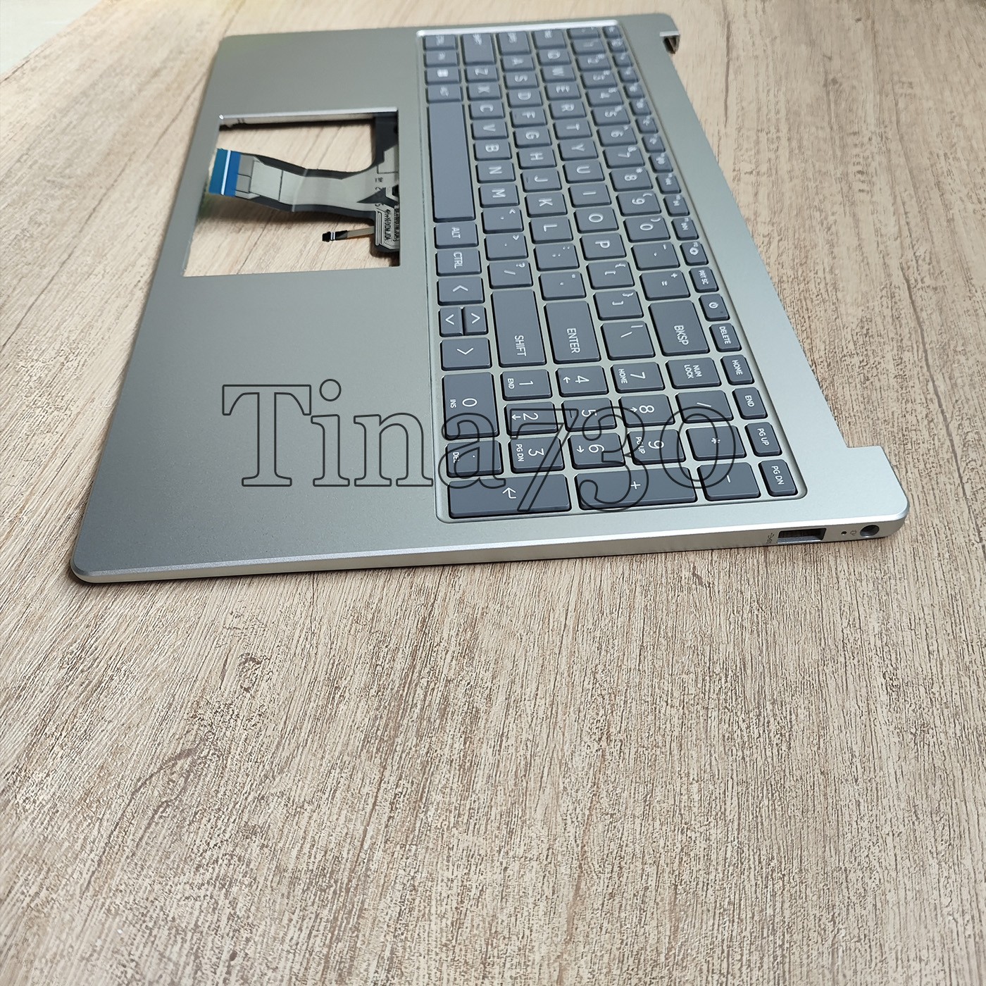 New For HP 15-FC 15-FD 15.6” Silver Palmrest Keyboard With Backlit N36752-001