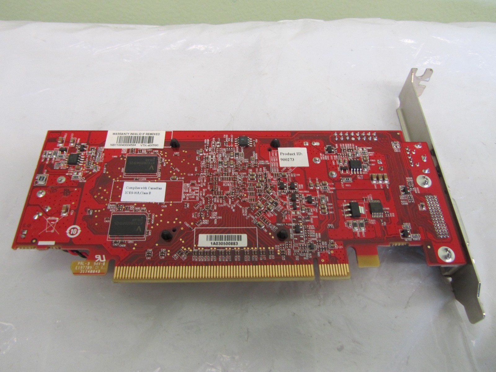 VisionTek ATI Radeon HD 4350 512MB DDR2 PCI-E video card VTK-400590