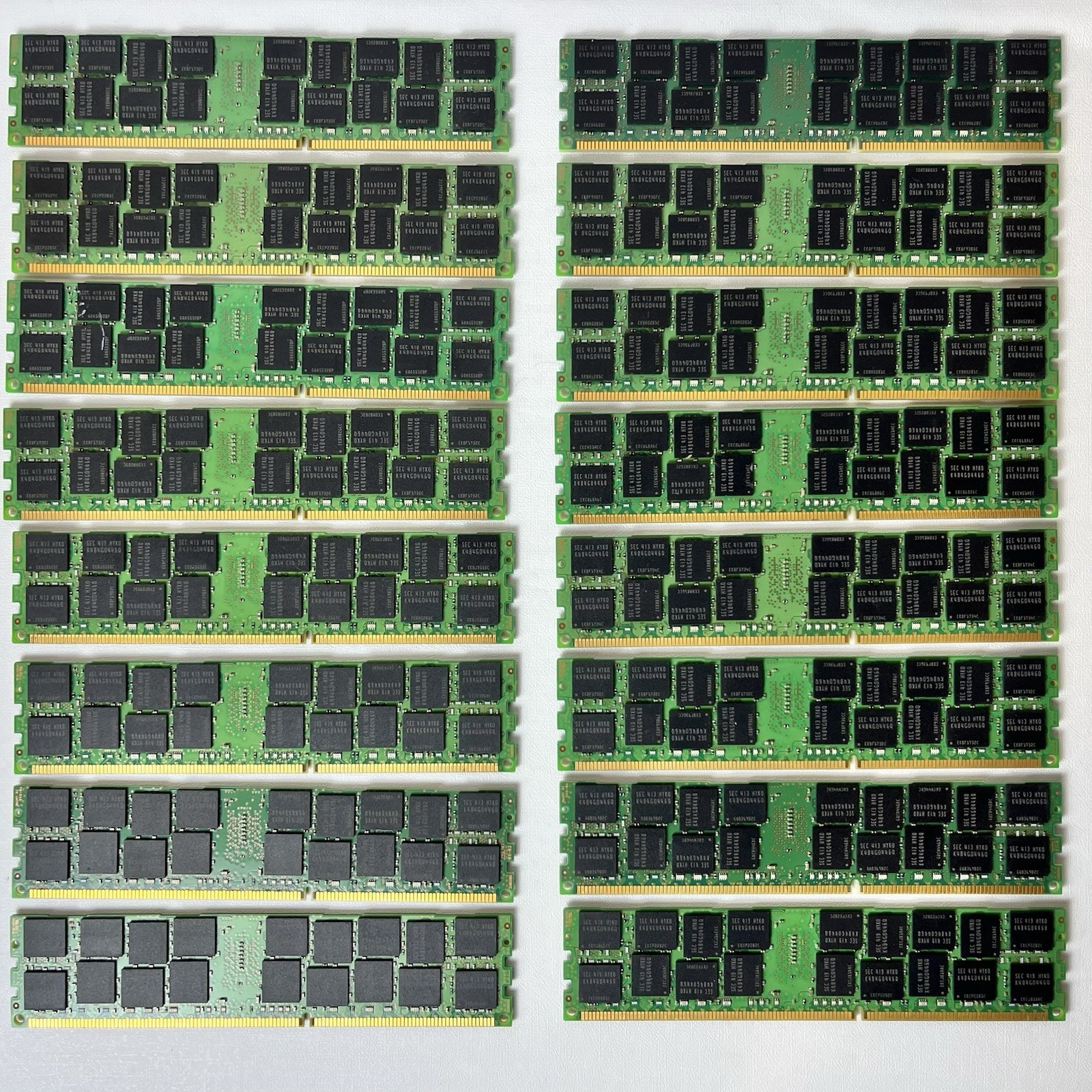 Lot 16GB Samsung 256GB (16x16GB) DDR3 PC3L- 12800R M393B2G70QH0-YKO