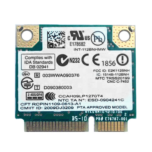 Dell Alienware M14X Intel Centrino Wireless-N 1000 BGN 112BNHMW 0V830R Wifi Card