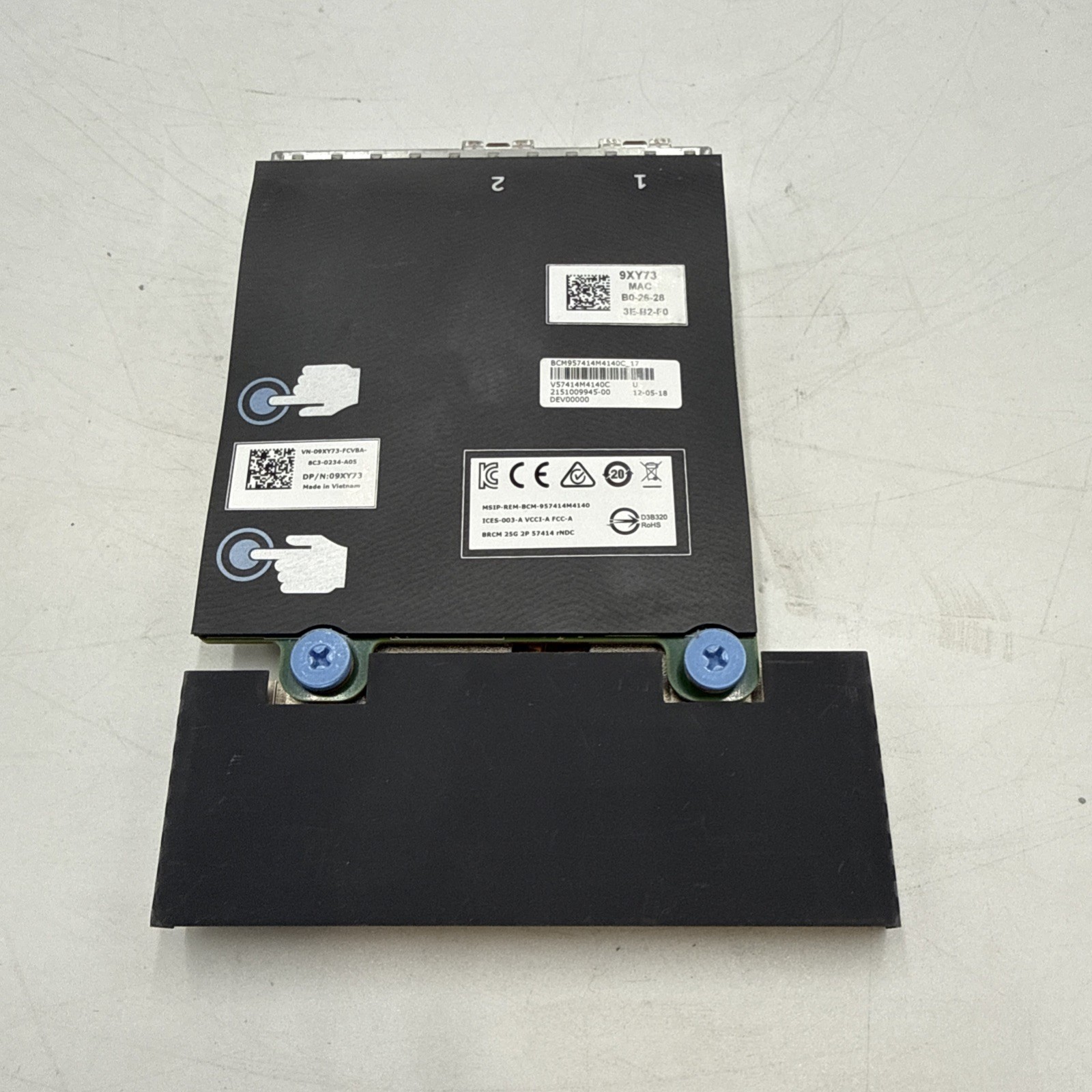Dell Broadcom 57414 Dual Port SFP28 Network Card – 25 Gbps – PCI Express 10HV7