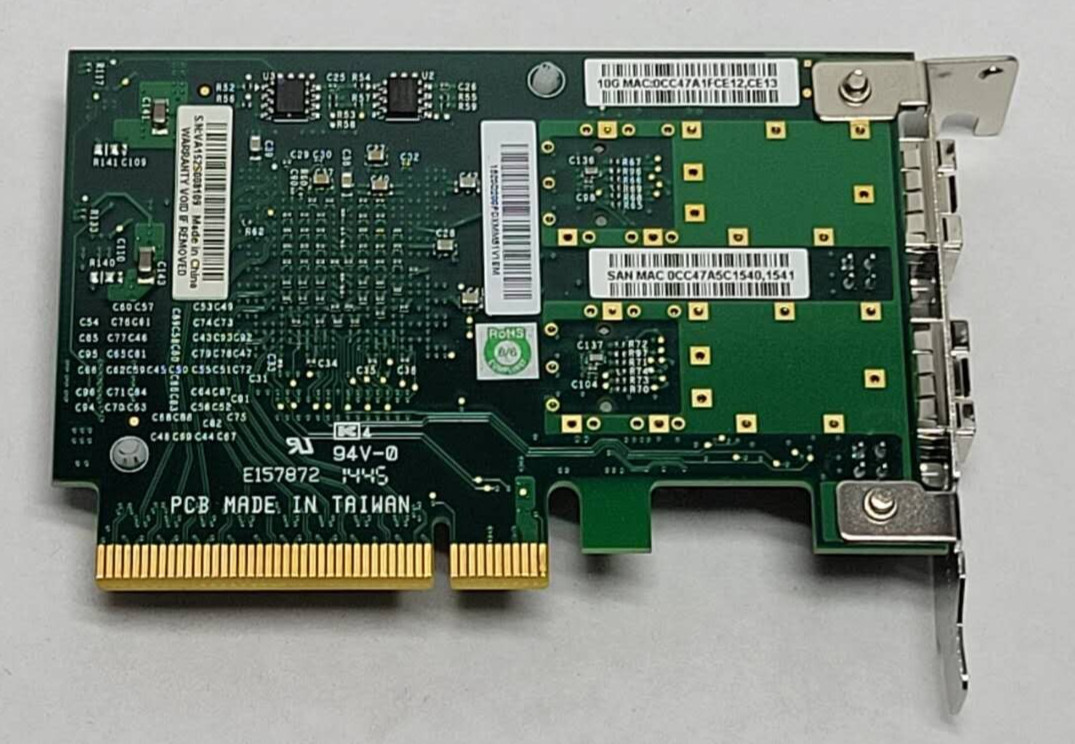 SuperMicro AOC-STGN-I2S Dual Port 10GB SFP+ 10GB Card Low Profile